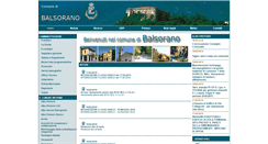 Desktop Screenshot of comune.balsorano.aq.it